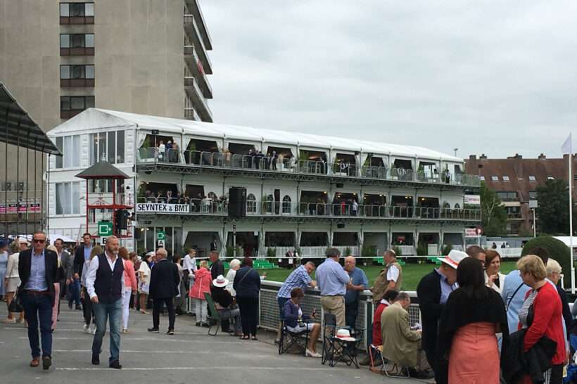 Neptunus etagehal Waregem Koerse Waregem vip tent