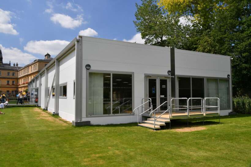 Neptunus Flexolution Temporary Building multi-functional Trinity College Oxford