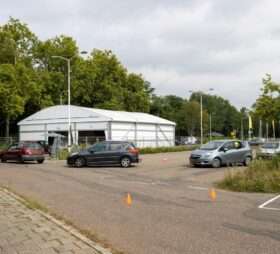neptunus-tijdelijke-teststraat-GGD-Eindhoven-Alure Globe-corona