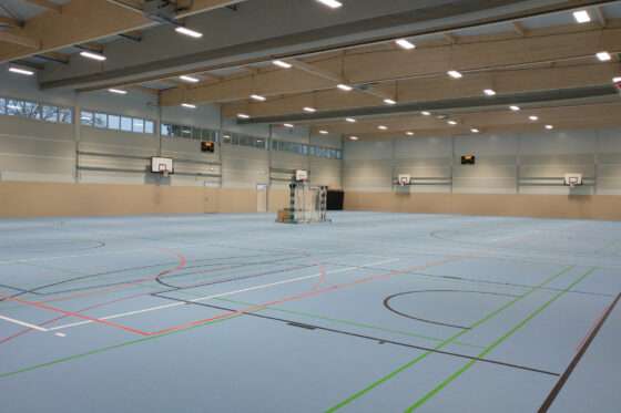 tijdelijke sporthal Ludwigsburg